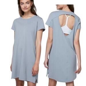Lululemon Day Tripper Blue Key Hole Back T-Shirt Dress    Size: 8